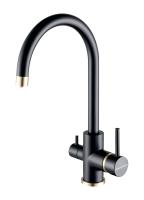 Смеситель для кухни Paulmark Essen Es213211-401BR, антрацит-бронза