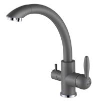 Смеситель для кухни Paulmark Essen Es213001-402, серый металлик