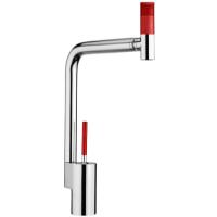 Смеситель для кухни Webert Kitchen 360 TS920302784 цвет хром / красный матовый