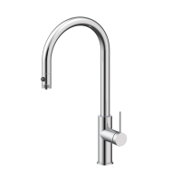 Смеситель для кухни Paulmark GALANT Ga213077-BS, с выдвижным изливом, цвет брашированная сталь