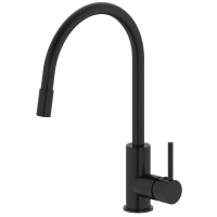 Смеситель для кухни IDDIS Kitchen 360 K36BLJ0i05 черный, с гибким изливом