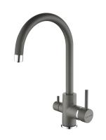 Смеситель для кухни Paulmark Essen Es213211-402, серый металлик