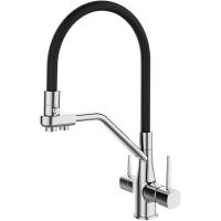 Смеситель Elghansa KITCHEN Pure Water 56B5128 для кухни с выдвижной лейкой (для фильтра) цвет хром