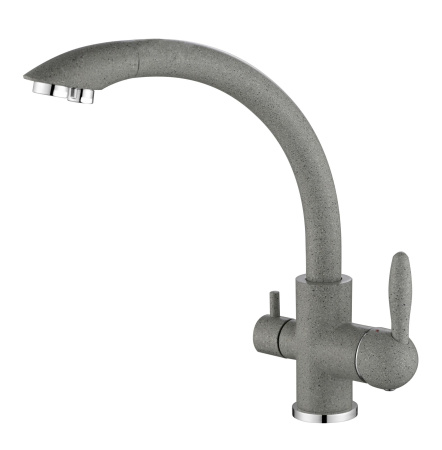 Смеситель для кухни Paulmark Essen Es213001-310, серый