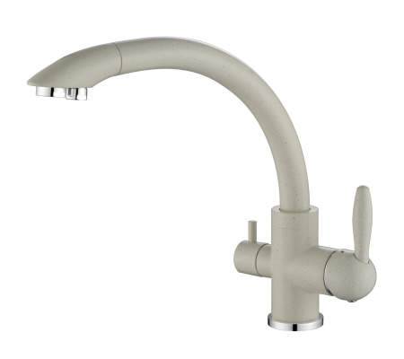 Смеситель для кухни Paulmark Essen Es213001-331, белый