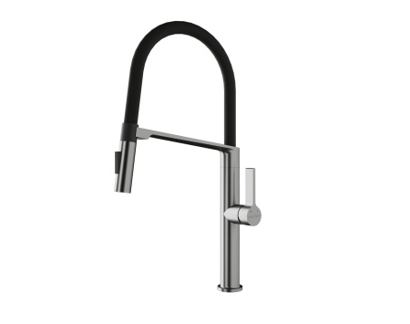 Смеситель для кухни Paulmark Barrel Ba214029-BS, цвет брашированная сталь,