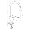 смеситель для кухни agger nice a2500200 хром