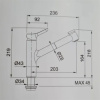 смеситель для кухни webert master ms941002015 цвет хром