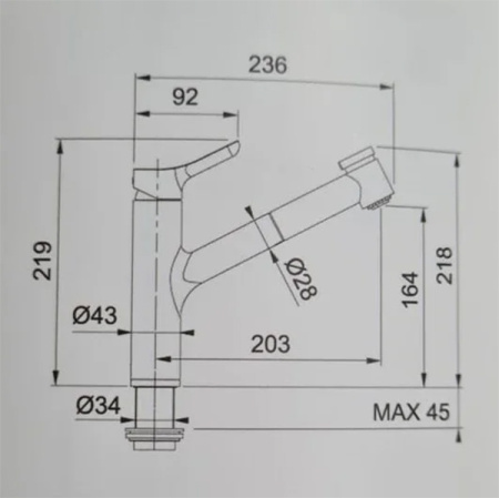 смеситель для кухни webert master ms941002015 цвет хром