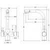 смеситель для кухни bravat palace f729261cp-rus