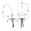 смеситель для кухни lemark standard lm2104c