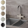 смеситель для кухни с подключением к фильтру paini cox granite avena 7894643cr3v11l2km