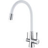 Смеситель для кухни Lemark Comfort LM3075C-White