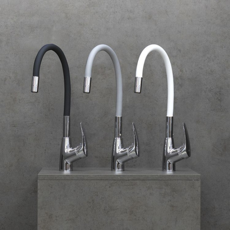 смеситель для кухни lemark linara lm0415c-white
