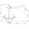 смеситель для кухни migliore princeton ml.cuc-851.do