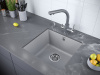 смеситель для кухни paulmark essen es213011-402, серый металлик/ хром