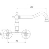 смеситель для кухни migliore princeton plus ml.cuc-8052.cr