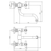 смеситель для кухни fima carlo frattini kitchen f5006or, золото