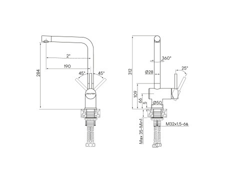 смеситель для кухни paulmark spring sp212067-bg, брашированное золото