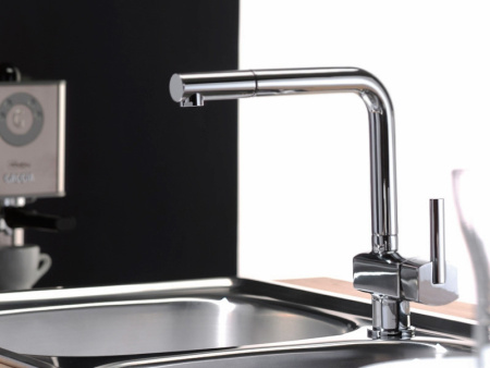 смеситель для кухни webert kitchen azeta az940302015 цвет хром