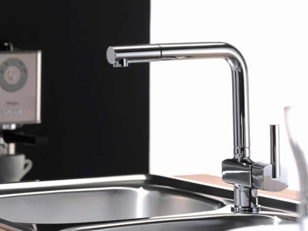 смеситель для кухни webert kitchen azeta az940302015 цвет хром