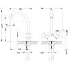 смеситель для кухни lemark flora lm0104c