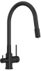 смеситель elghansa kitchen pure water 56f5216-black для кухни (для фильтра) с гибким изливом