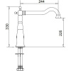 смеситель для кухни migliore oxford ml.cuc-6382.bi.bt