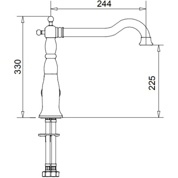 смеситель для кухни migliore oxford ml.cuc-6382.bi.bt