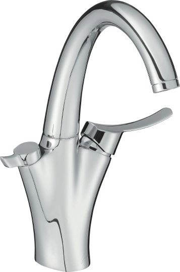 смеситель для кухни jacob delafon carafe e18865-cp, хром