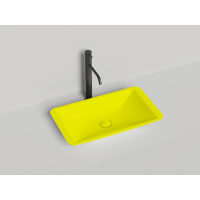 Раковина-чаша Salini S-Sense Callista 03 1101107GF 57,5x35 см, накладная, покраска по RAL глянец полностью