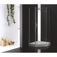 Душевой уголок Cezares Bergamo 90x90 см прозрачное стекло BERGAMO-W-P-1-90-C-Cr-R-IV