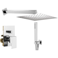 Душевой комплект Plumberia Selection TAG KITTG15CR 250 мм, со смесителем, хром