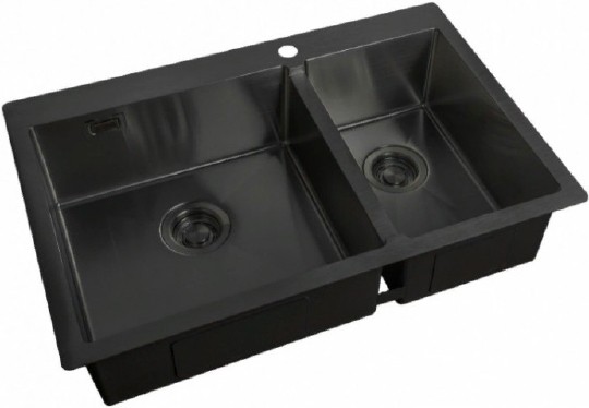 Кухонная мойка ZorG ZL R 780-2-510-L GRAFIT