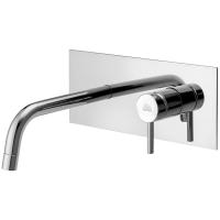 Смеситель Paffoni Light LIG105CR Хром для раковины, без донного клапана, встраиваемый, с внутренней частью, излив 17.8 см, хром глянцевый