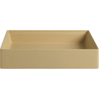 Раковина накладная 55 см ArtCeram Scalino SCL002 12 00, цвет giallo zinco (желтый)