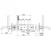 смеситель для ванны с душем fantini nostromo 50 93 e321b матовая сталь смеситель для ванны с душем fantini nostromo 50 93 e321b матовая сталь