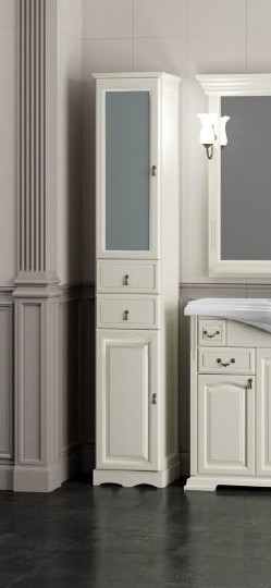 шкаф-пенал opadiris риспекто 30 l слоновая кость