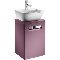 Тумба с раковиной фиолетовый 45 см Roca The Gap ZRU9302743 + 327477000