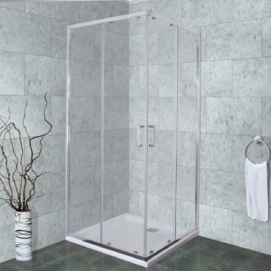 Душевой уголок Timo Altti 90×90 ALTTI-619C профиль хром, стекло прозрачное