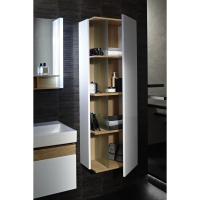 Шкаф пенал Jacob Delafon Terrace 50 R EB1179D-G1C подвесной Белый глянцевый