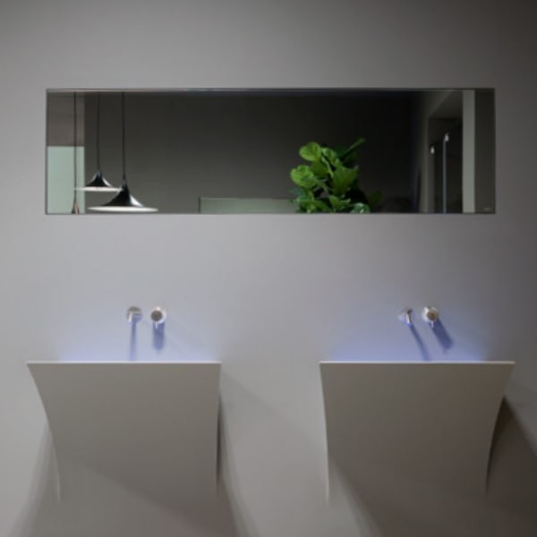 раковина встраиваемая в стену 83 см antonio lupi strappo strappol, белая