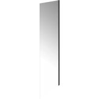 Душевая стенка Kerama Marazzi Cristallo 90 CT.90.FP.BLK.M профиль черный матовый, стекло прозрачное