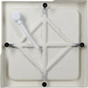 душевой поддон aquanet нх108 00180694 90×90 квадратный белый