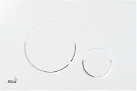 Кнопка для инсталляции AlcaPlast Thin M670 цвет белый