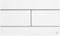 Кнопка смыва для инсталляции OLI Slim 659041 пластик, цвет белый