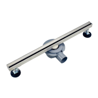 Душевой трап 90 см WONZON & WOGHAND, брашированный никель (WW-65409M-BR)