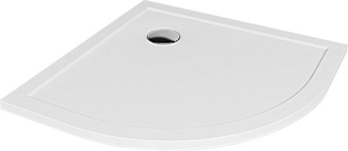 Душевой поддон из искусственного камня Акватон Калифорния 90×90 1A713636CA010 радиальный белый
