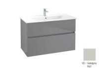 Тумба под раковину Villeroy & Boch Verity Line 955x482 мм B66000VD песочно-серый матовый
