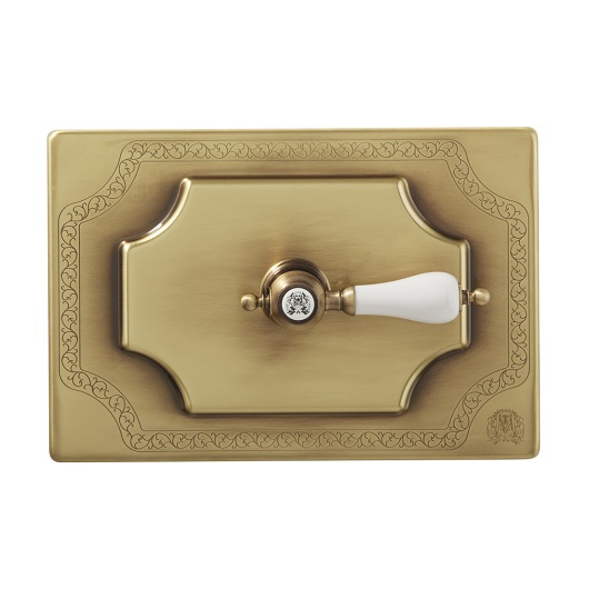 кнопка для инсталляции декоративная migliore ottone classic expert ml.plc-27.053.br без ручки, цвет бронза